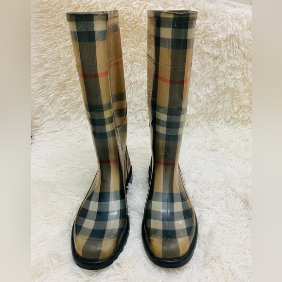 Burberry Rain Boots - Picture 1 of 9